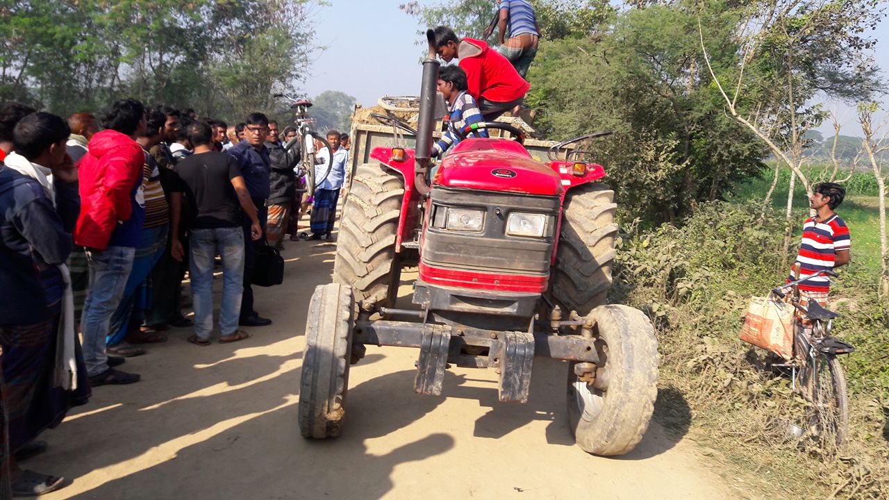 মেহেরপুরে ট্রলির ধাক্কায় প্রাণ গেল স্কুলছাত্রের
