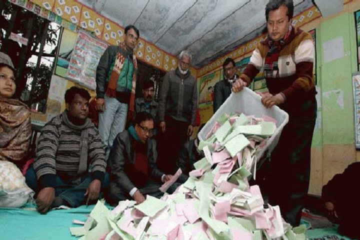 Vote counting underway