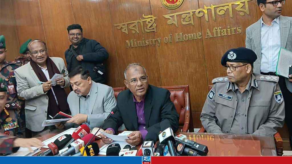 ৭ জানুয়ারির মধ্যে হাদি হত্যা মামলার চার্জশিট দেওয়া হবে: স্বরাষ্ট্র উপদেষ্টা