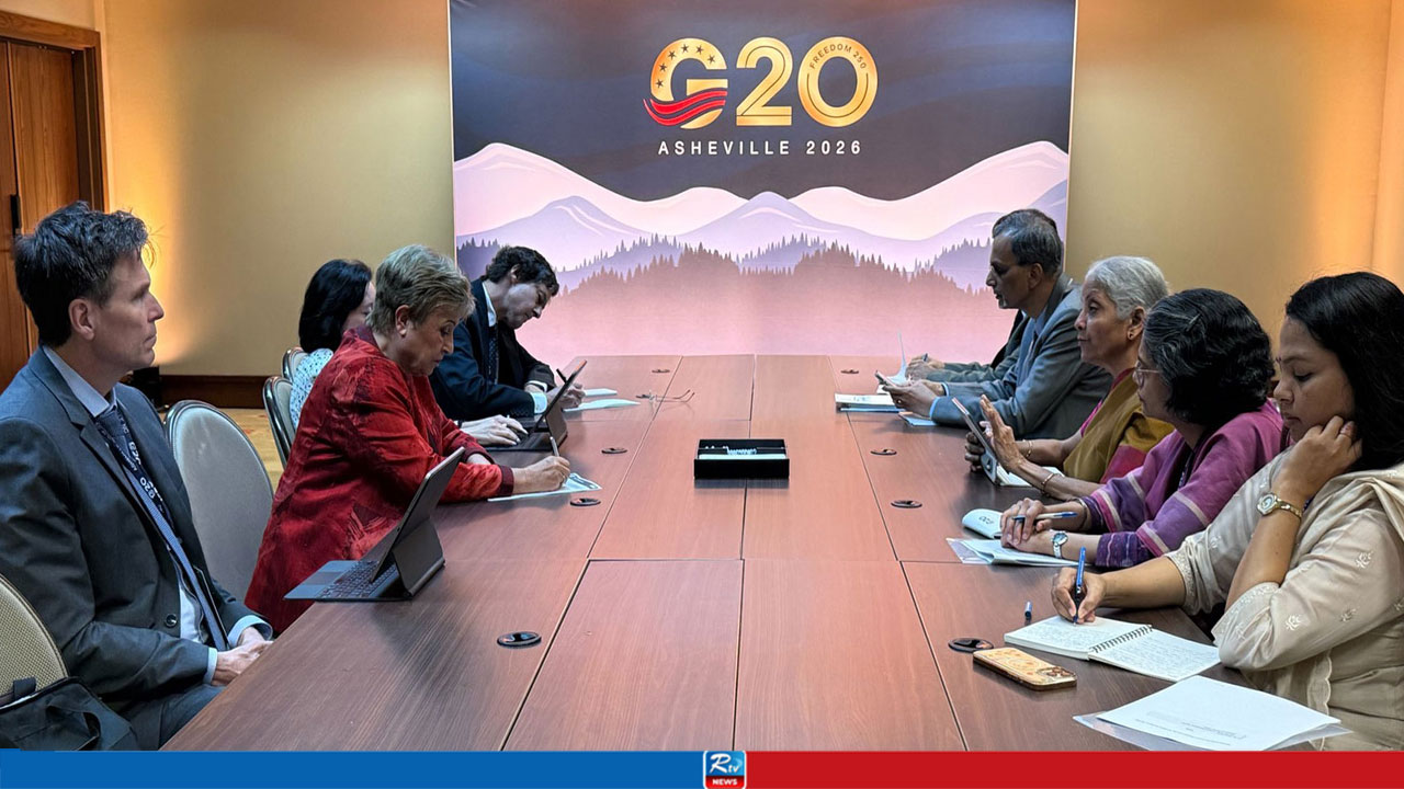 Indian Finance Minister Meets IMF Chief, World Bank President at G20 FMCBG Meet