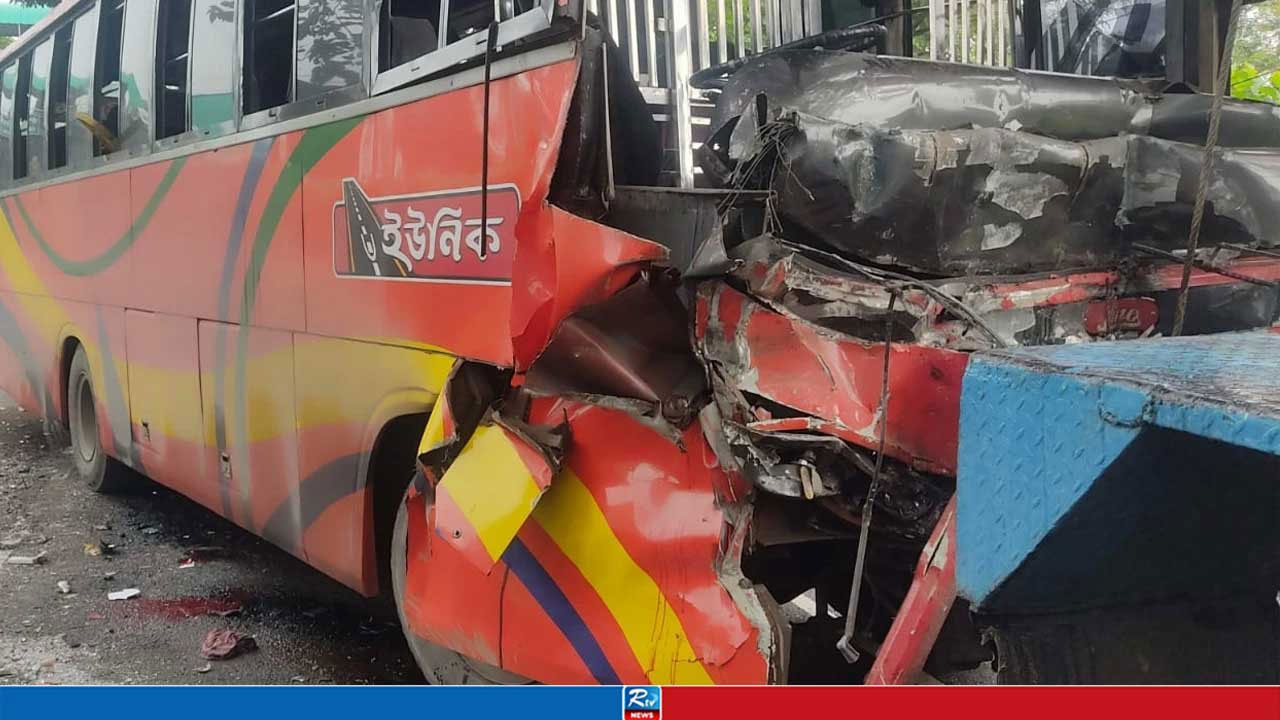 Three Killed in Bus and Covered Van Collision in Feni