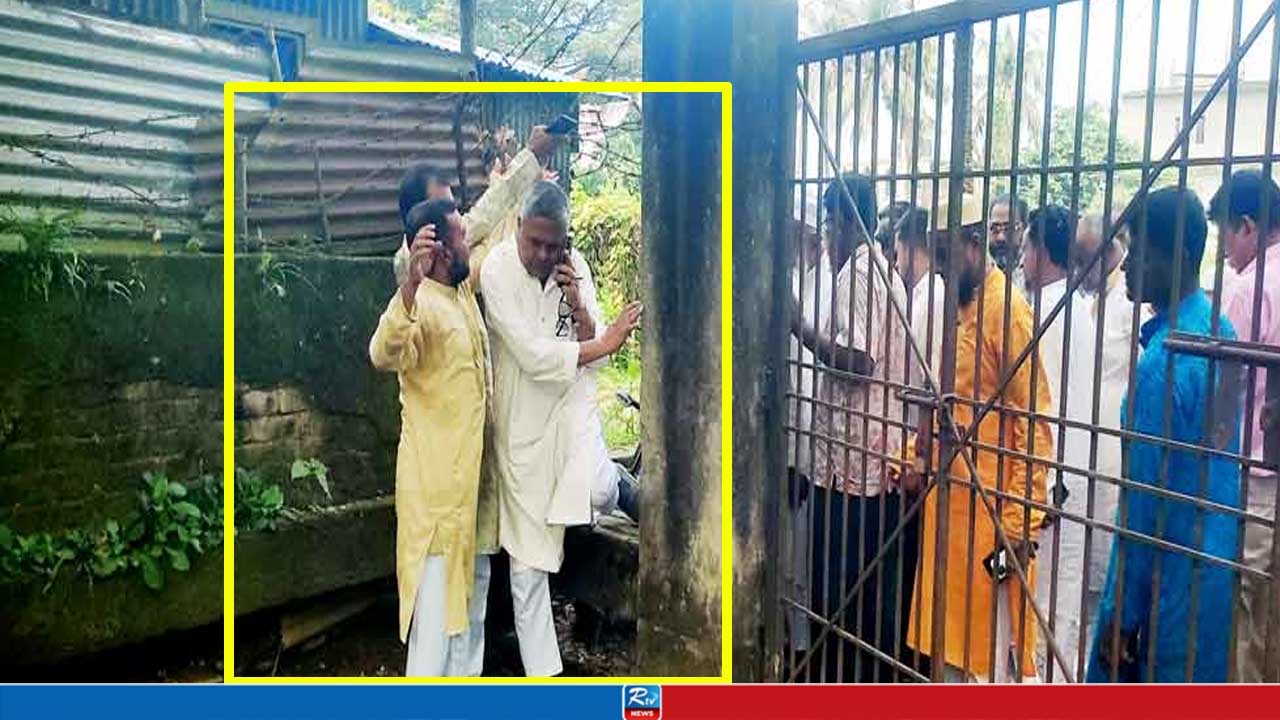 স্বাস্থ্যকেন্দ্রে গিয়ে এমপি দেখেন প্রধান ফটকে ঝুলছে তালা, বেড়া টপকে ঢুকে ‘আক্কেলগুড়ুম’