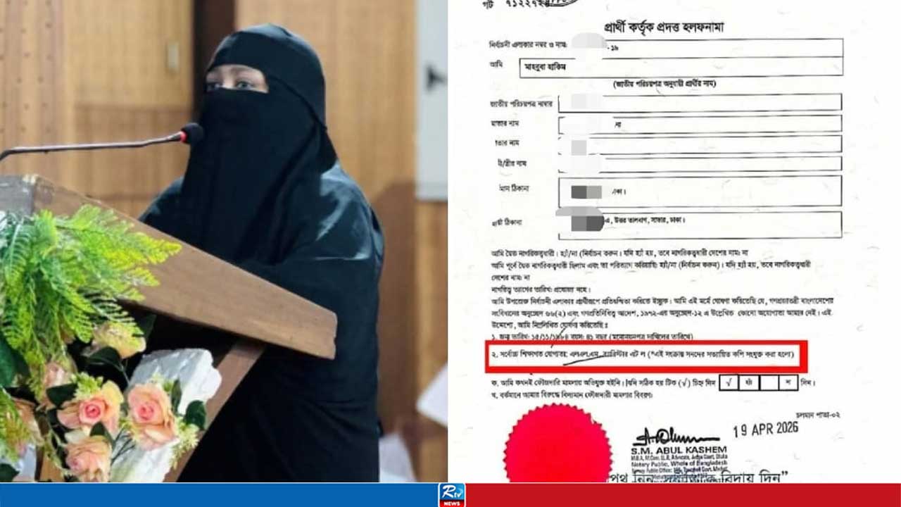 হলফনামায় শিক্ষাগত যোগ্যতার ভুল তথ্য, যা বললেন মাহবুবা হাকিম