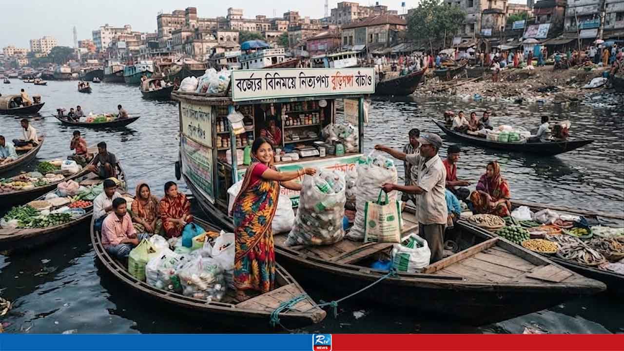 ‘ময়লা’ জমা দিলেই মিলবে নিত্যপ্রয়োজনীয় পণ্য