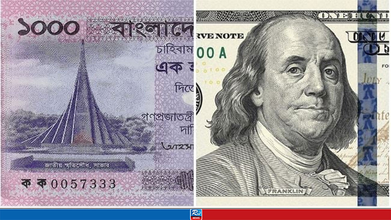 ডলারের বিপরীতে সাড়ে পাঁচ বছরে সবচেয়ে শক্তিশালী অবস্থানে টাকা
