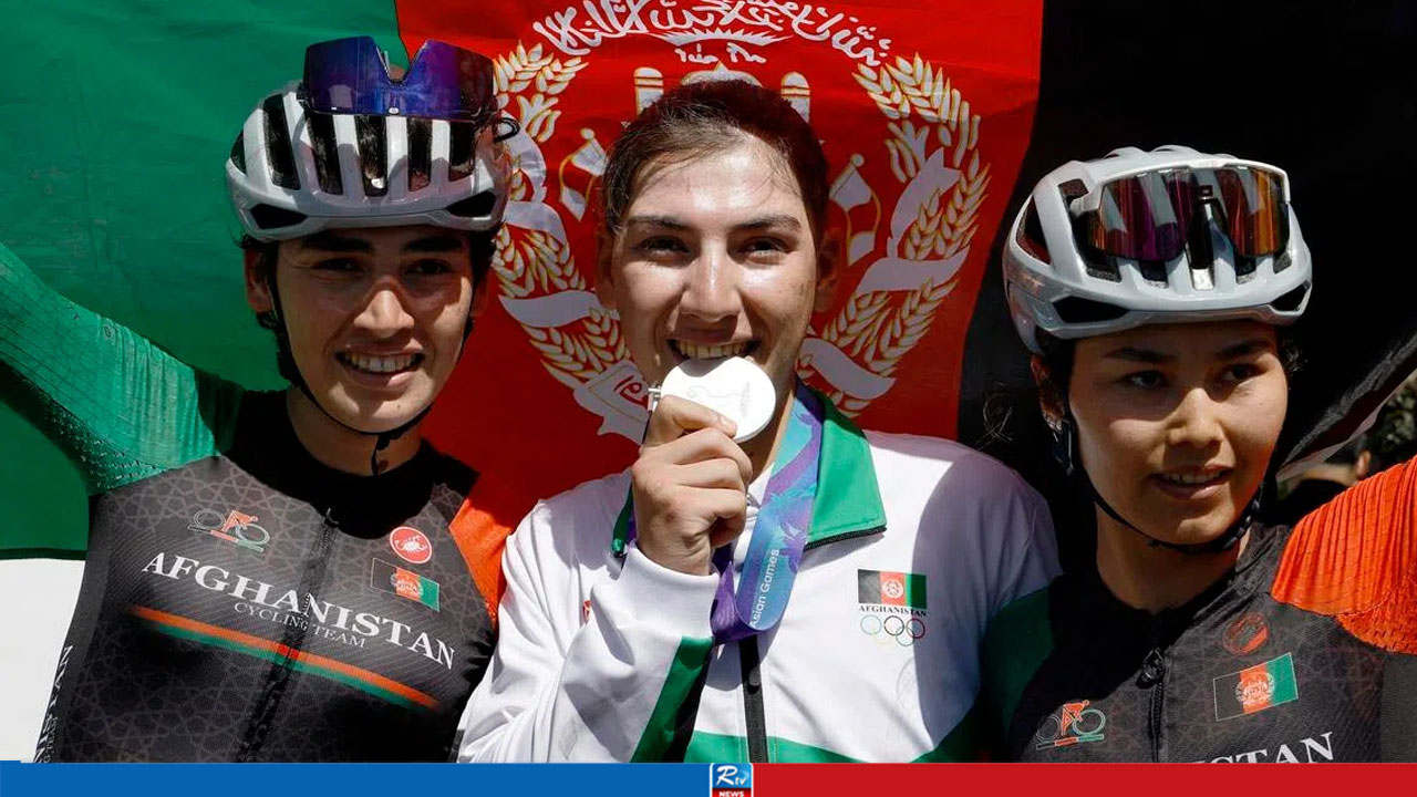 Disguised as Man to Train, Afghan Cyclist Fariba Hashimi Claims Asian Games Silver Medal