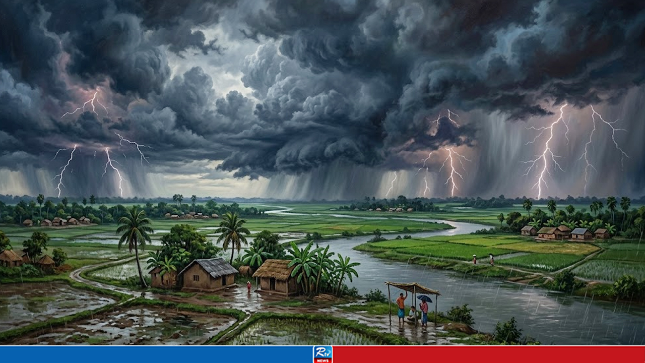 দুপুরের মধ্যে যেসব জেলায় বজ্রবৃষ্টির আভাস