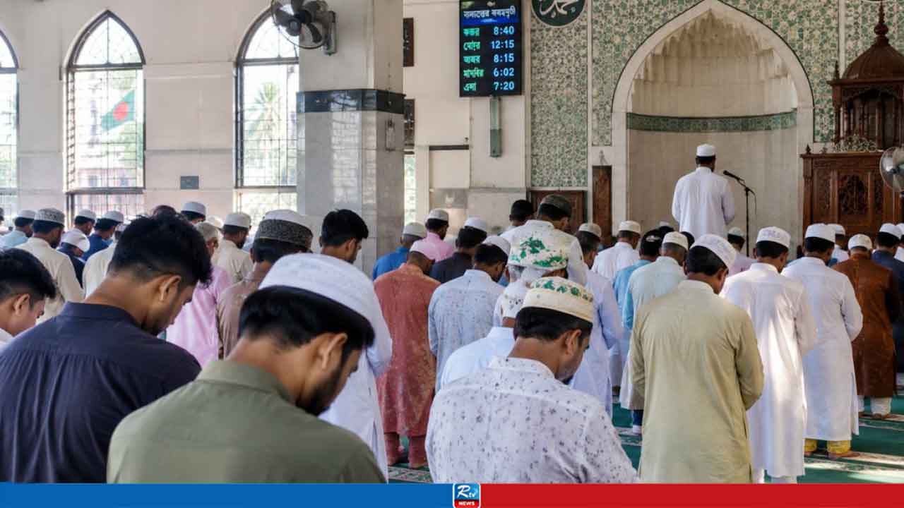 আজকের নামাজের সময়সূচি