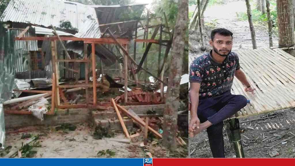 Residential House Razed in Shariatpur Bomb Blast; Youth Killed