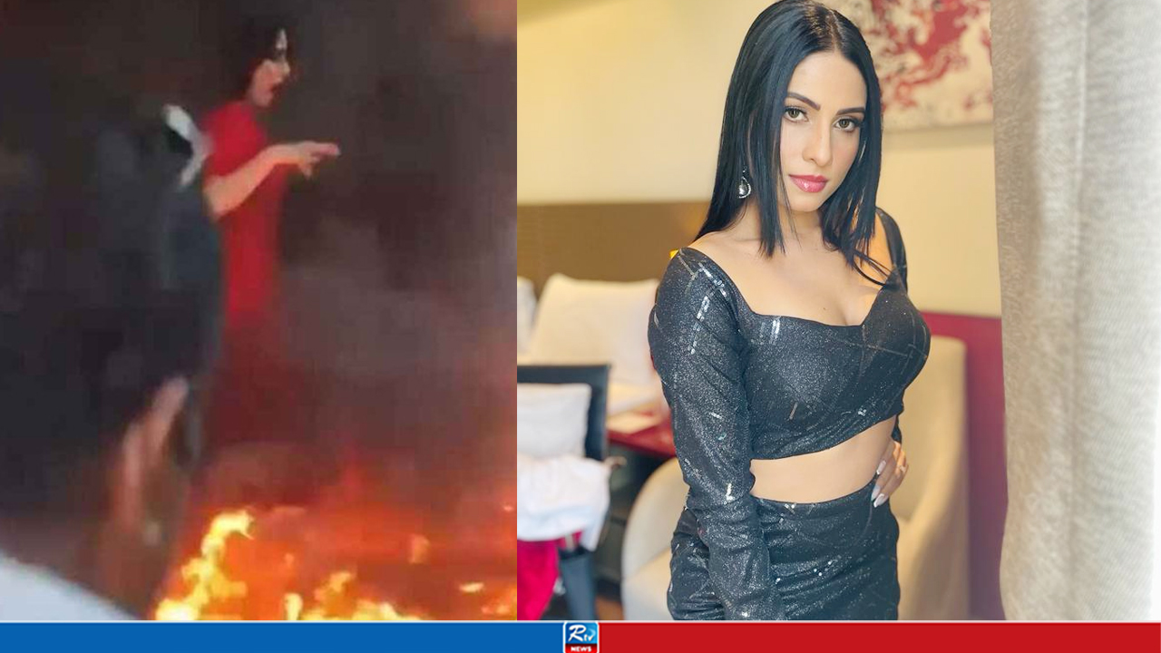 শুটিং সেটে ভয়াবহ আগুন, অল্পের জন্য রক্ষা পেলেন অভিনেত্রী
