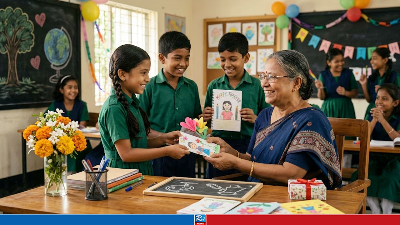 কাল বিশ্ব শিক্ষক দিবস: প্রথমবারের মতো ১০০ গুণী শিক্ষককে সম্মাননা দিচ্ছে সরকার