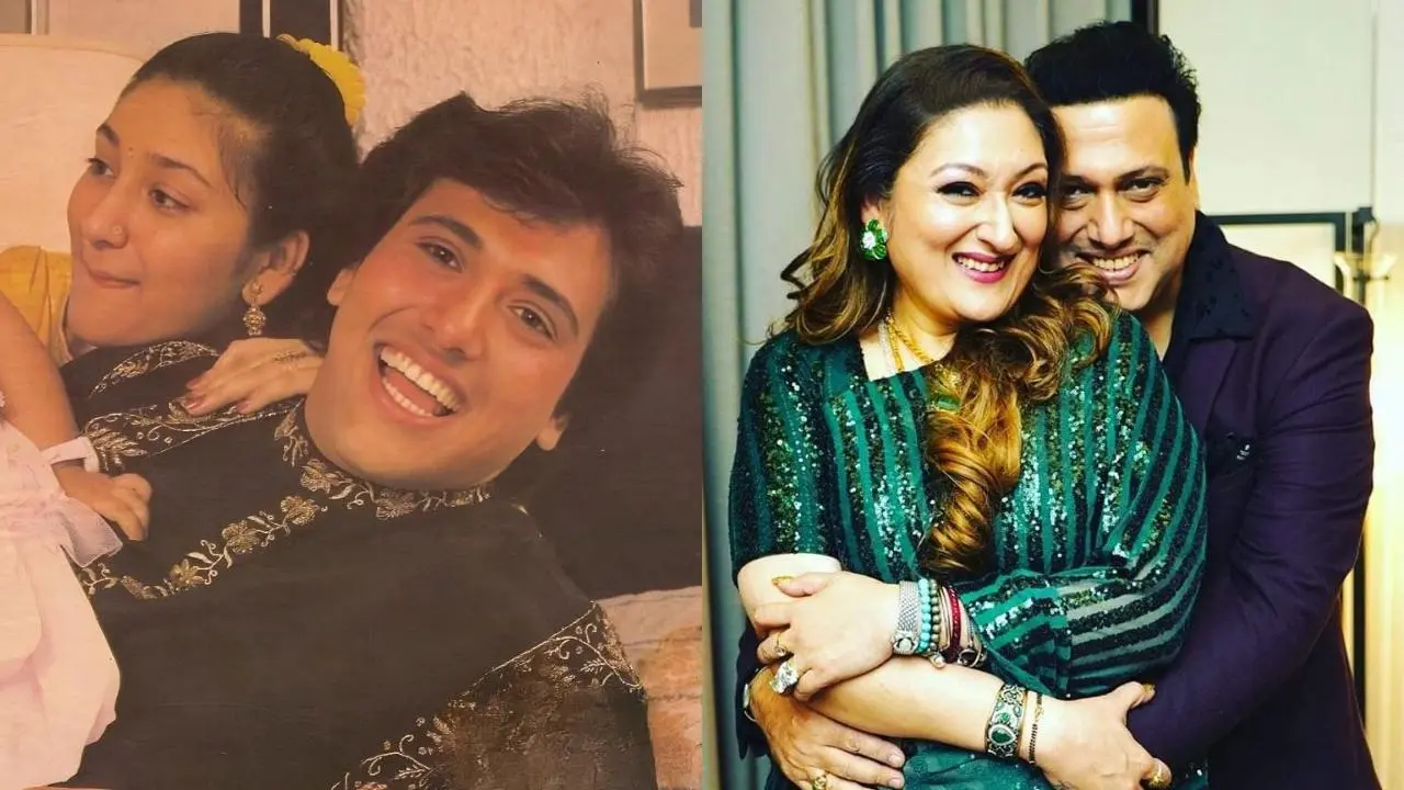 বলিউড অভিনেতা গোবিন্দ ও তার স্ত্রী সুনীতা আহুজা । ছবি: সংগৃহীত