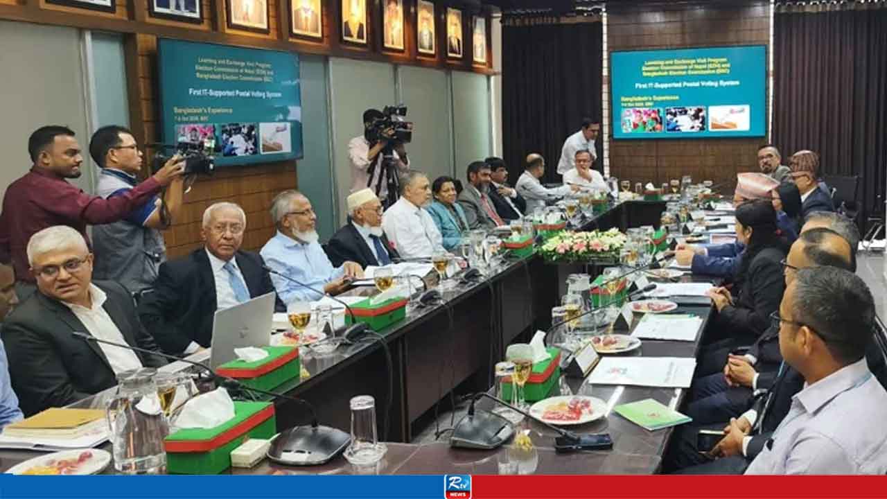 ইসির সঙ্গে বৈঠকে নেপালের নির্বাচন কমিশনের প্রতিনিধিদল
