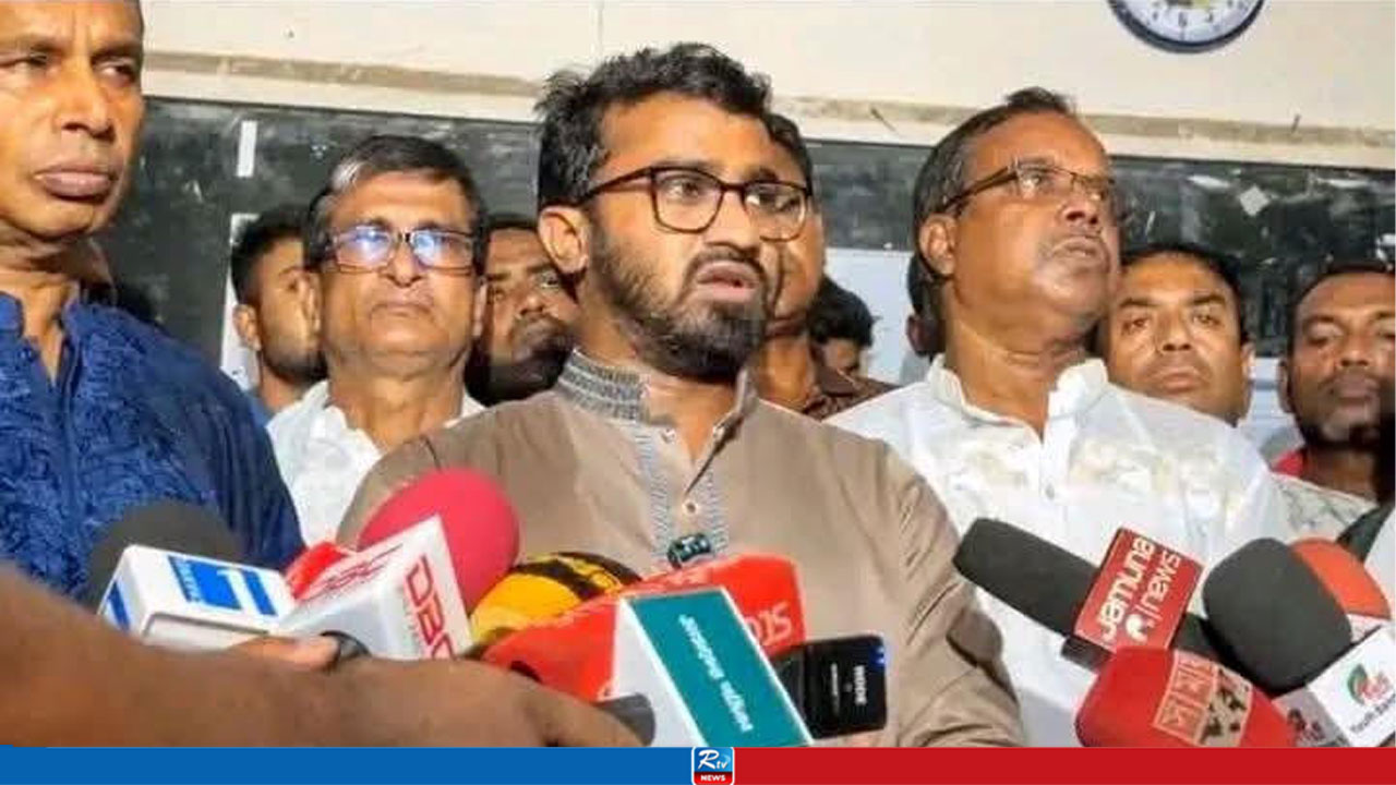 ফাঁসির দড়ির ভয়ে শেখ হাসিনা কখনো বাংলাদেশে ফিরবেন না: রাশেদ খাঁন