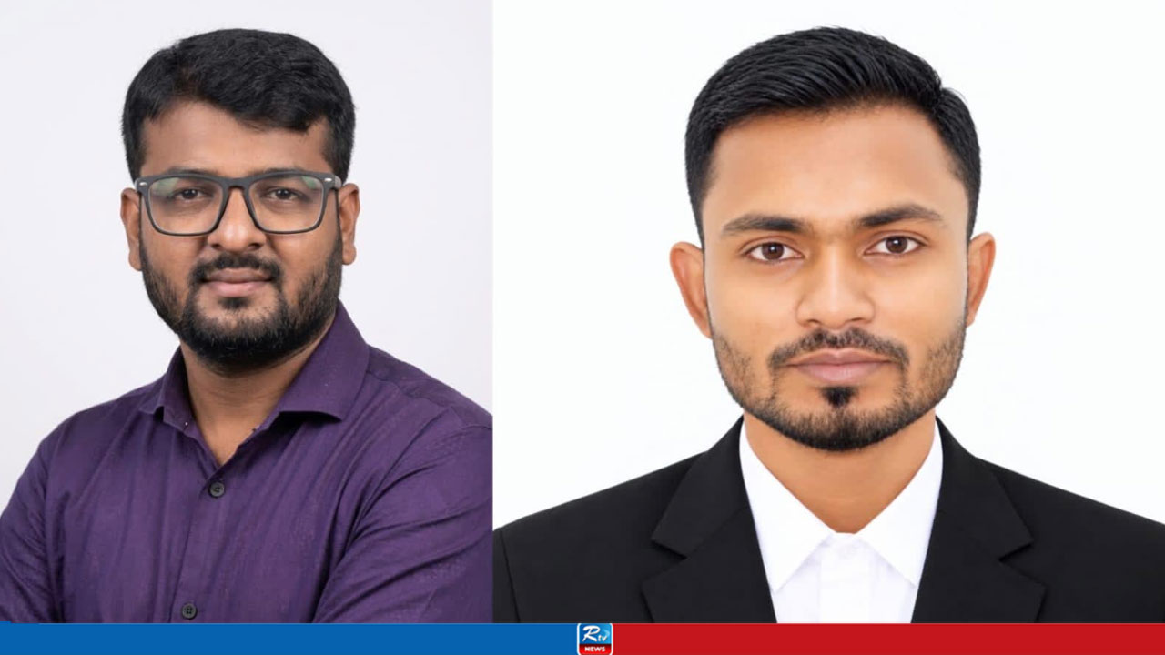 গোয়াইনঘাট প্রেসক্লাবের সভাপতি আবুল হোসেন ও সম্পাদক কে.এম. লিমন