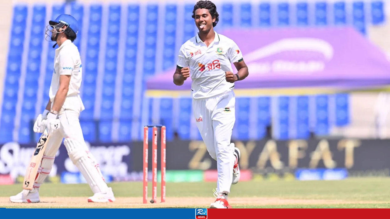 Hasan Mahmud Becomes First Bangladeshi Pacer to Claim Test Hat-Trick