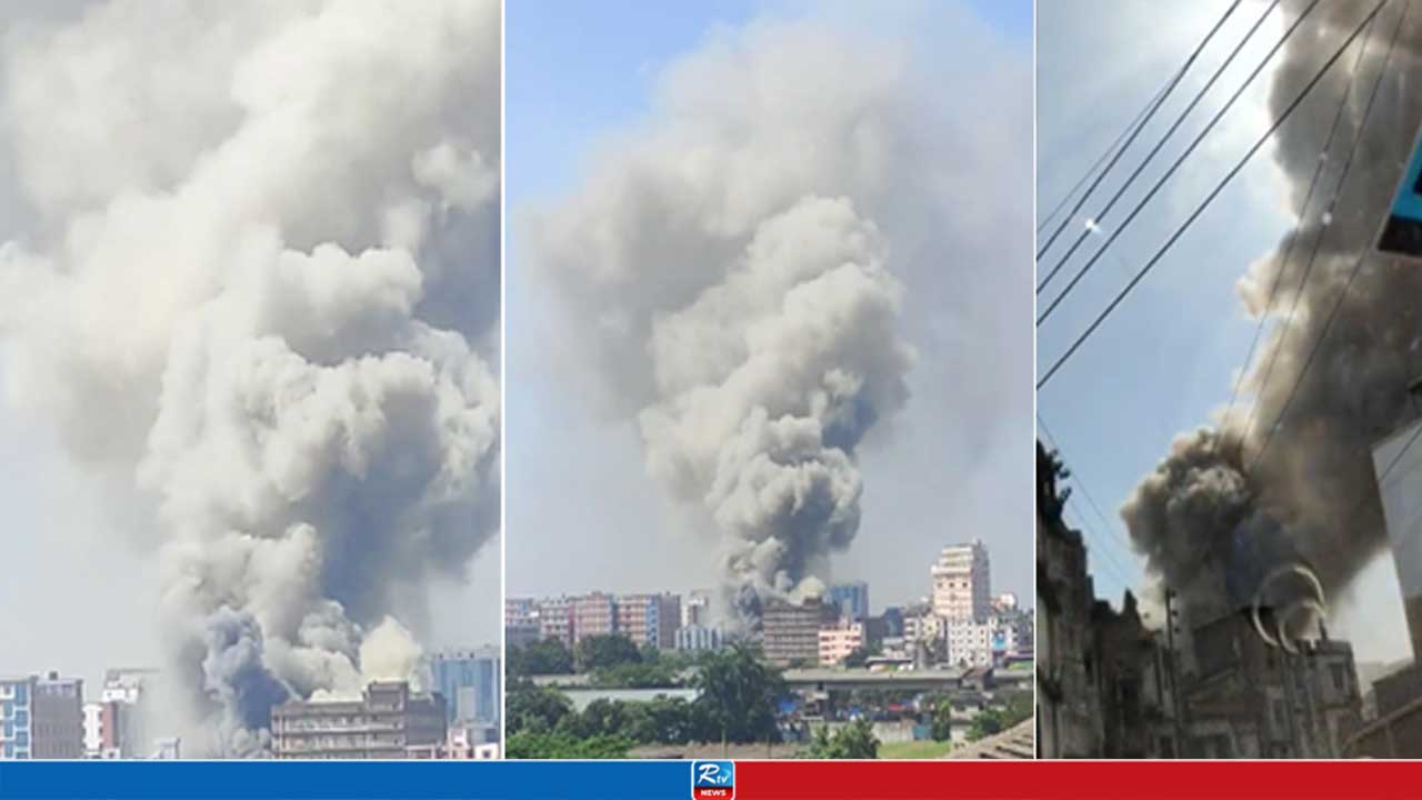 গাজীপুরে ওষুধ কারখানার আগুন নিয়ন্ত্রণে কাজ করছে ১৯ ইউনিট