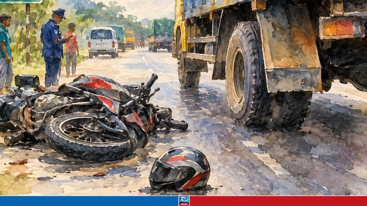ঢাকা-সিলেট মহাসড়কে ট্রাকচাপায় দুই মোটরসাইকেল আরোহীর মৃত্যু