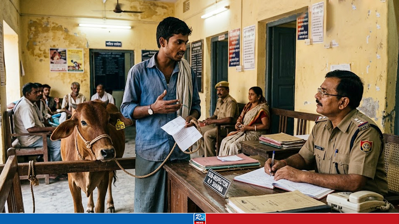 ‘দুধ কম দেওয়ায়’ গরু নিয়ে থানায় যুবক, অতঃপর...