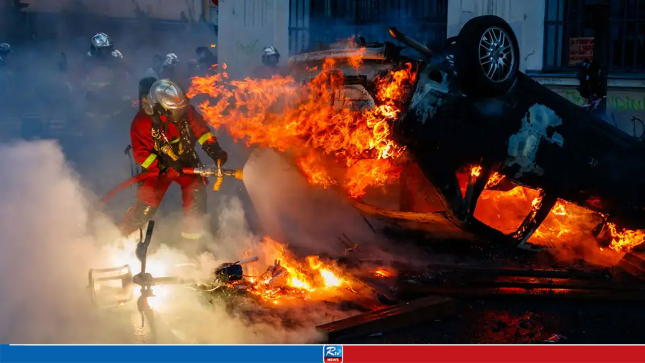 France: Police and Protesters Clash in Nationwide Protests