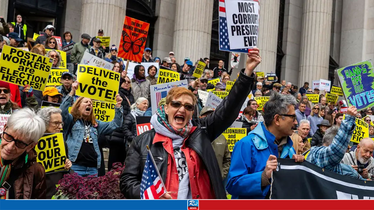 'No Kings' Rallies Push Early Voting Ahead of US Midterm Elections