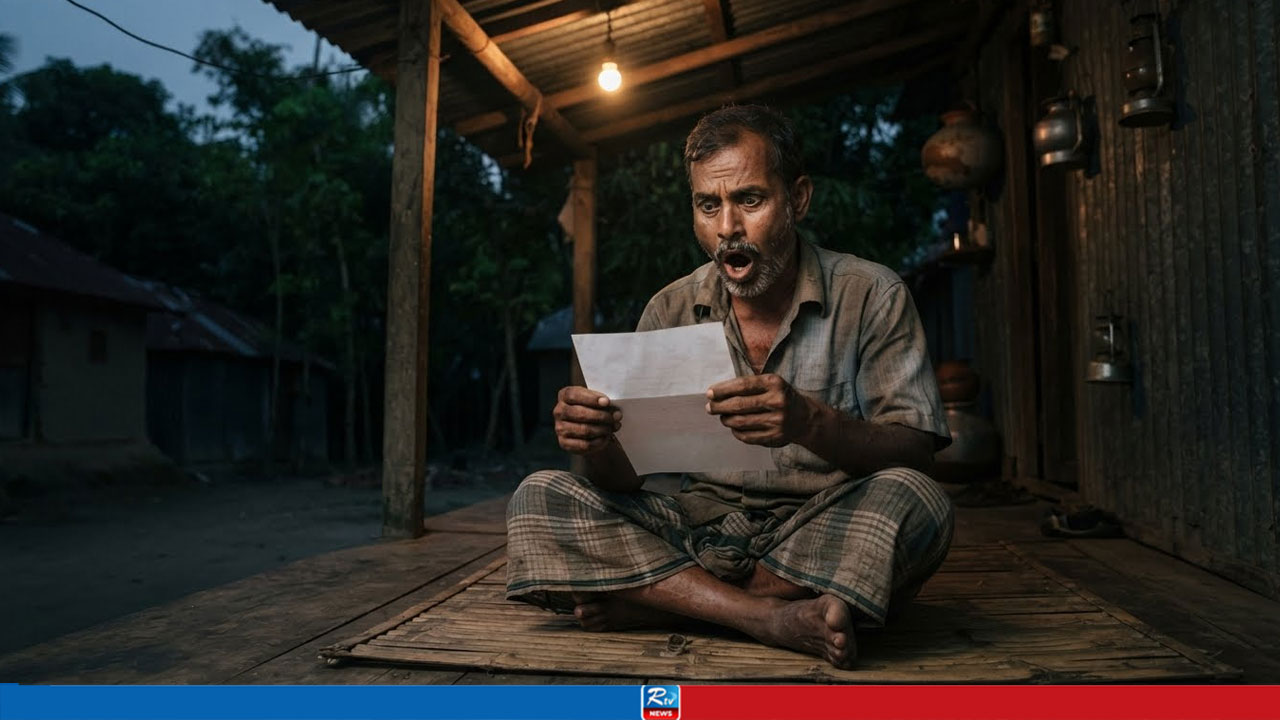 তিন বাতি, দুই ফ্যান আর এক ফ্রিজে বিদ্যুৎ বিল ১ লাখ ১০ হাজার টাকা!