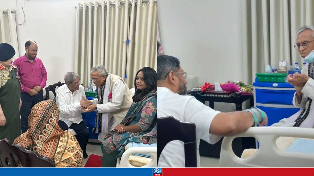 অধ্যাপক সুকোমল বড়ুয়াকে দেখতে হাসপাতালে রাষ্ট্রপতি ও সেনাপ্রধান