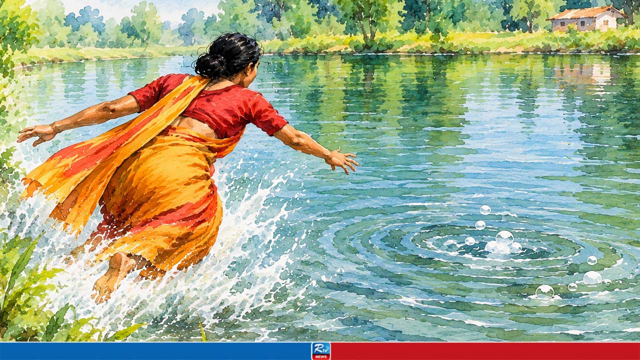 বুদ্বুদ দেখে পুকুরে ঝাপ দিলেন মা, পরে মিলল দুই বোনের মরদেহ