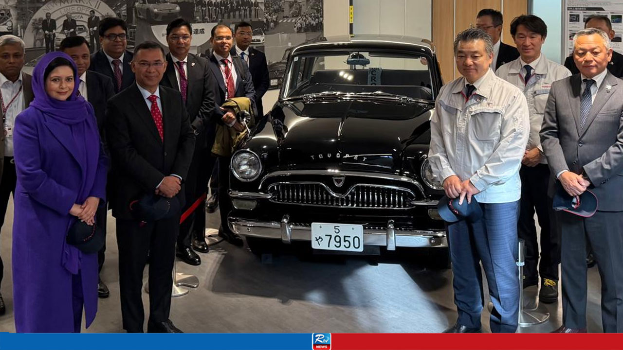 PM Tarique Rahman, Dr Zubaida Rahman Visit Toyota’s Motomachi Factory in Nagoya