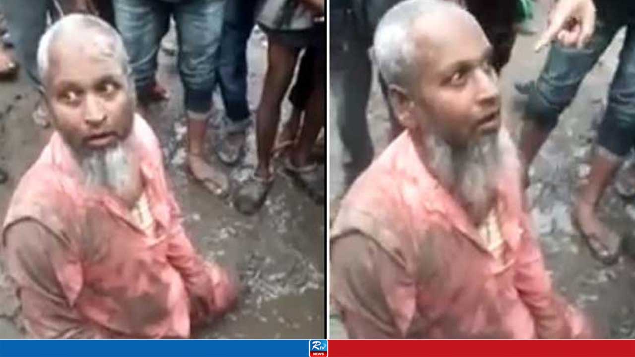 ভারতে গরুর মাংস বিক্রি করায় মুসলিম ব্যক্তিকে জোর করে শূকরের মাংস খাওয়ানোর চেষ্টা