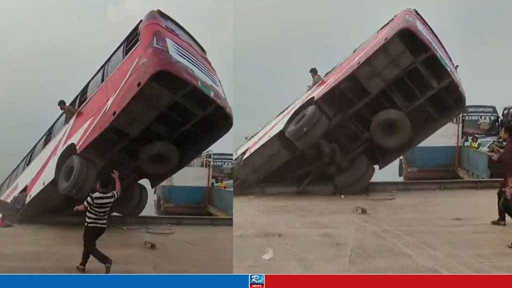 Bus Plunges into River at Daulatdia: 4 Bodies Recovered, 45 Missing