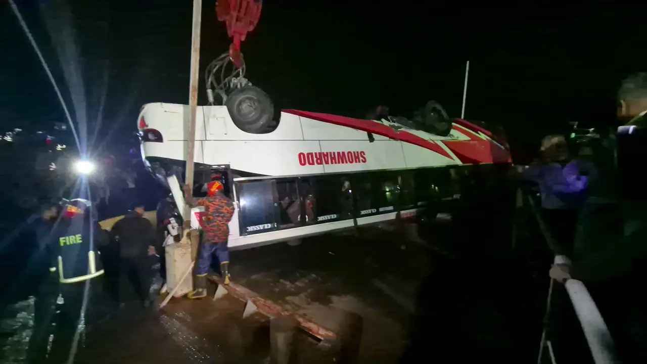 Bus Recovered from Padma After 6 Hours; Death Toll Rises to 23