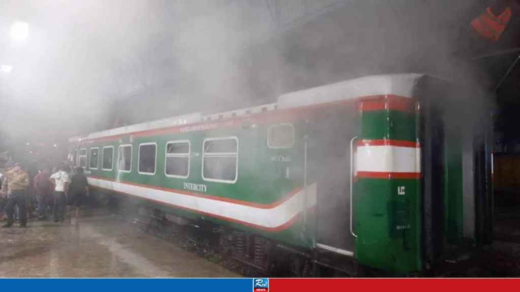 Upabon Express Catches Fire: Rail Links to Sylhet Suspended