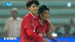 Laos vs Tajikistan | Match Highlights | Bangamata U19 Women's Int. Gold Cup 2019