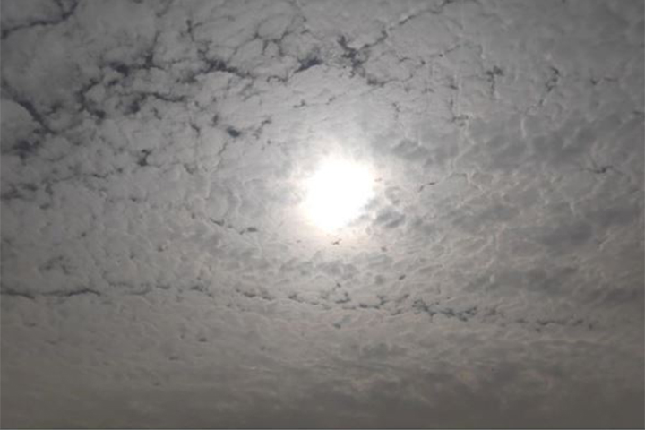 চার দিন পর দেখা মিলেছে সূর্যের
