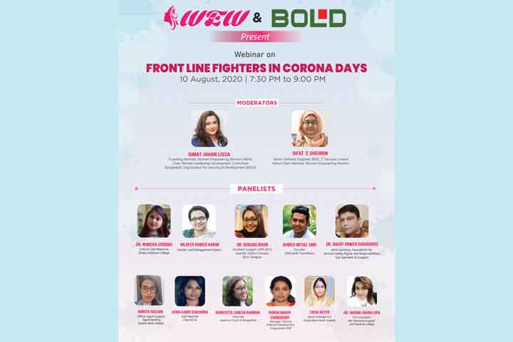 Webinar tomorrow on frontline fighters during Covid pandemic
