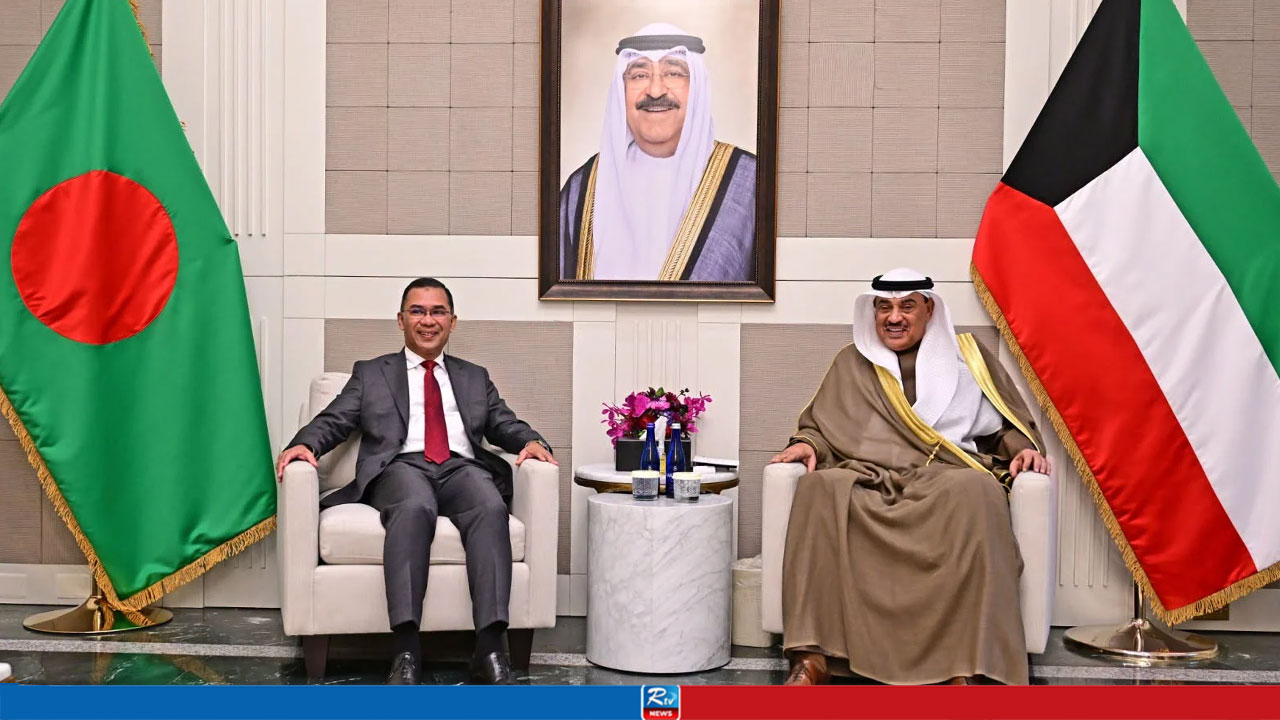 PM Tarique Rahman, Kuwaiti Crown Prince Discuss Manpower Export and Trade Expansion