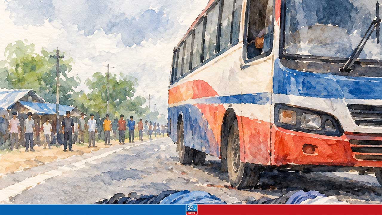 ঢাকা-টাঙ্গাইল মহাসড়কে বাসচাপায় দুই কিশোরের মৃত্যু