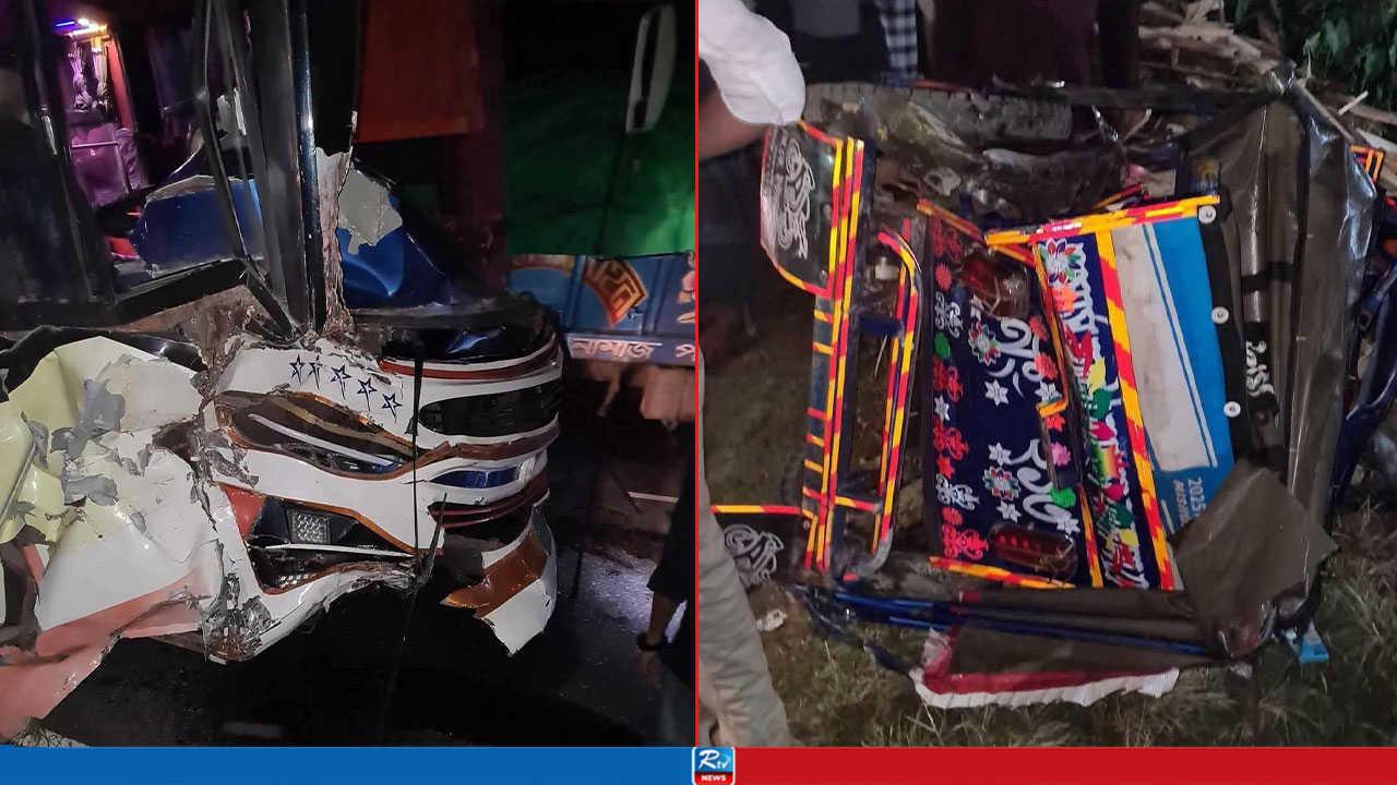 ফেনীর সড়কে ত্রিমুখী সংঘর্ষ
