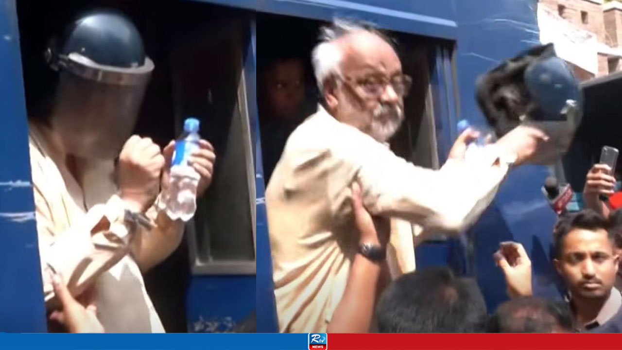 ‘আমি আওয়ামী লীগার না’ বলে পুলিশকে শাসালেন জামায়াত নেতা আখতারুজ্জামান