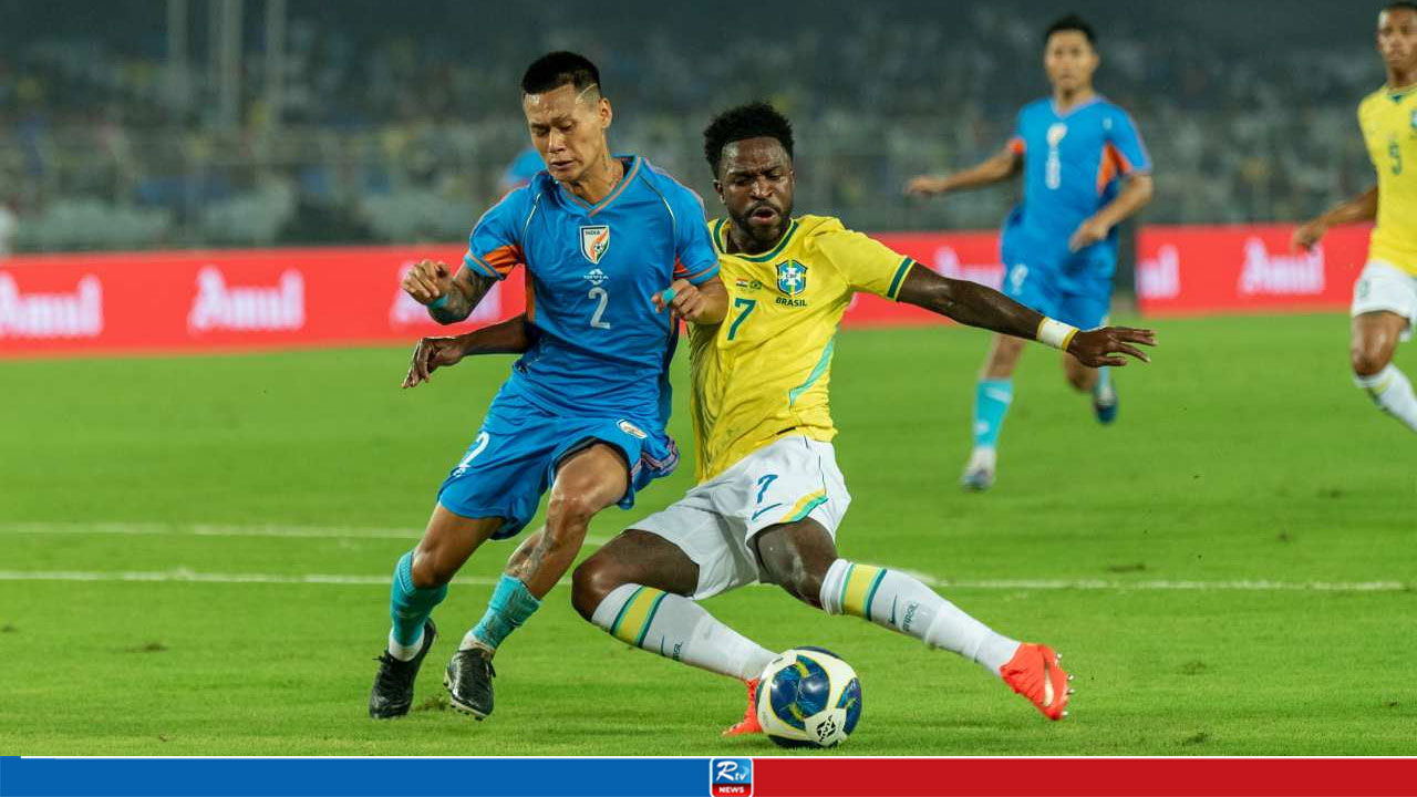 Brazil Secure Dominant 4-0 Victory Against India in Salt Lake