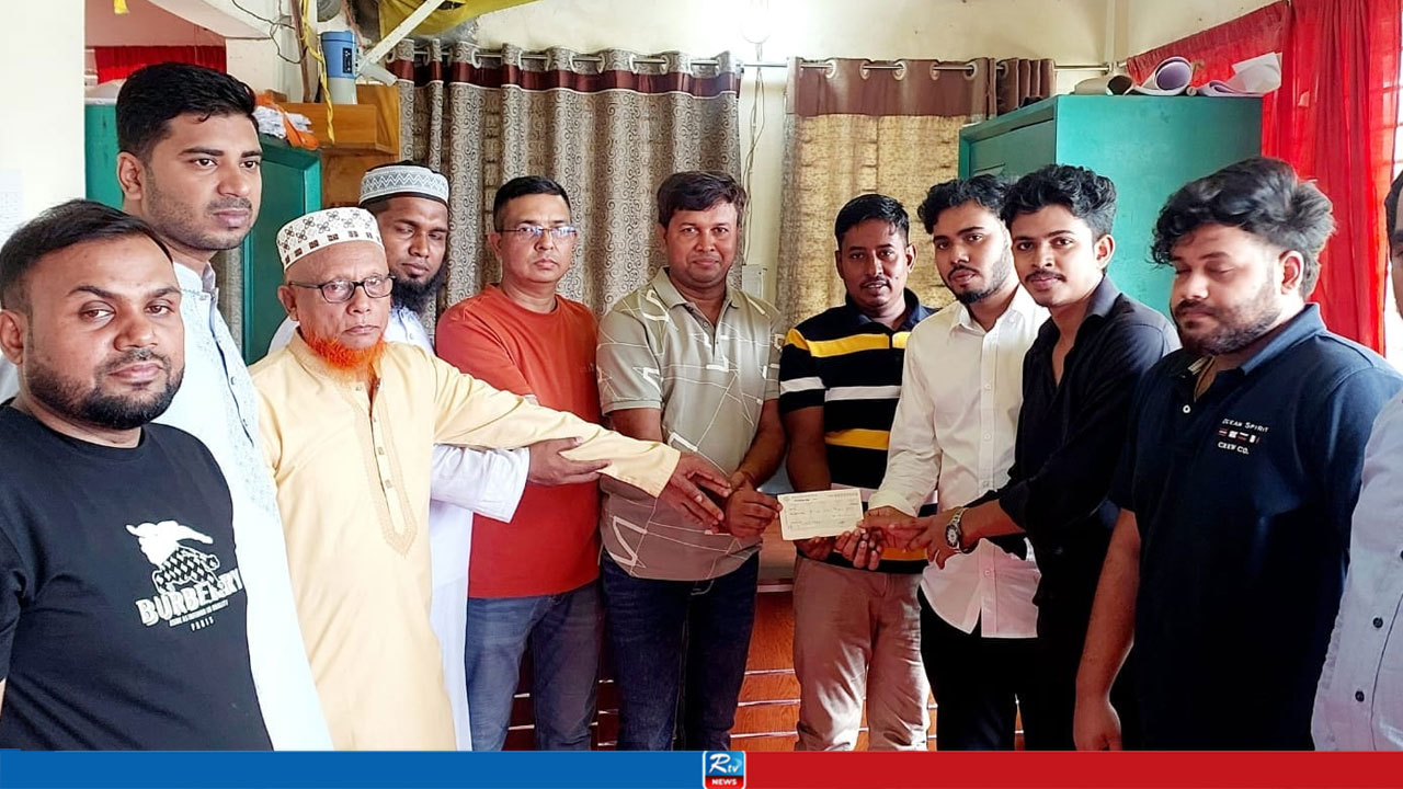 সমশেরপুরে মাদরাসা ভবন নির্মাণে ৫ লাখ টাকা অনুদান দিলেন প্রবাসী সুমন
