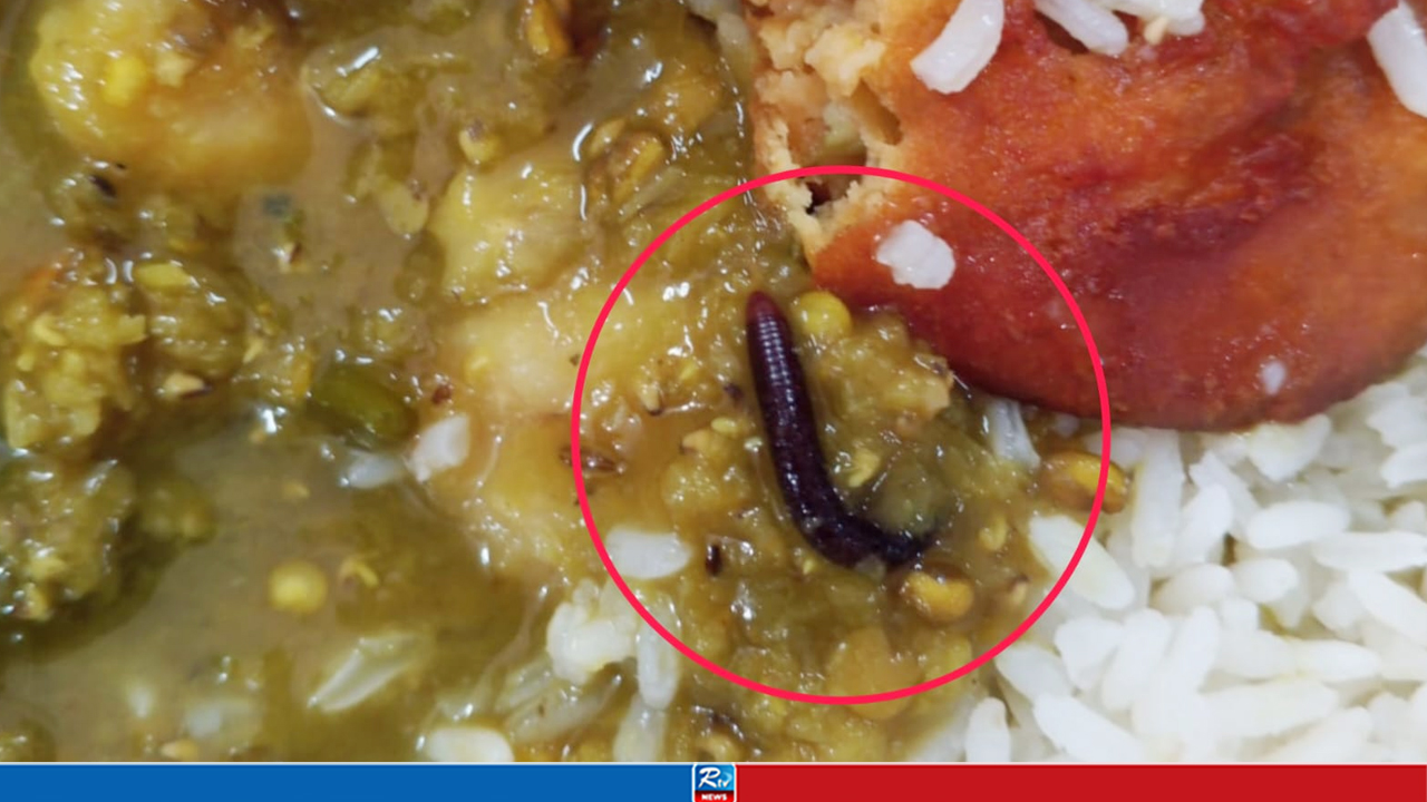 পাবিপ্রবির ক্যাফেটারিয়ার খাবারে মিলল কেড়া পোকা