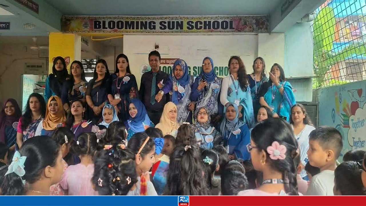 ব্লুমিং সান স্কুলে শরৎ উৎসবের আয়োজন