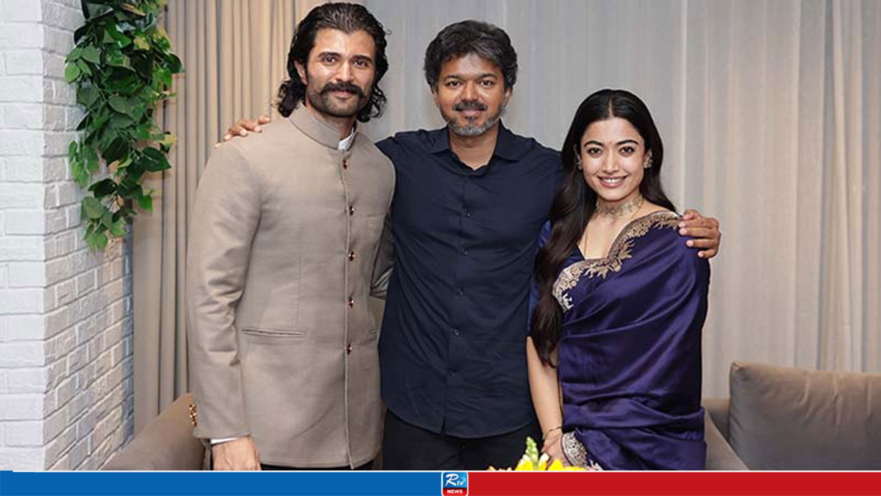 Deverakonda and Rashmika Meet Tamil Nadu CM Vijay Thalapathy