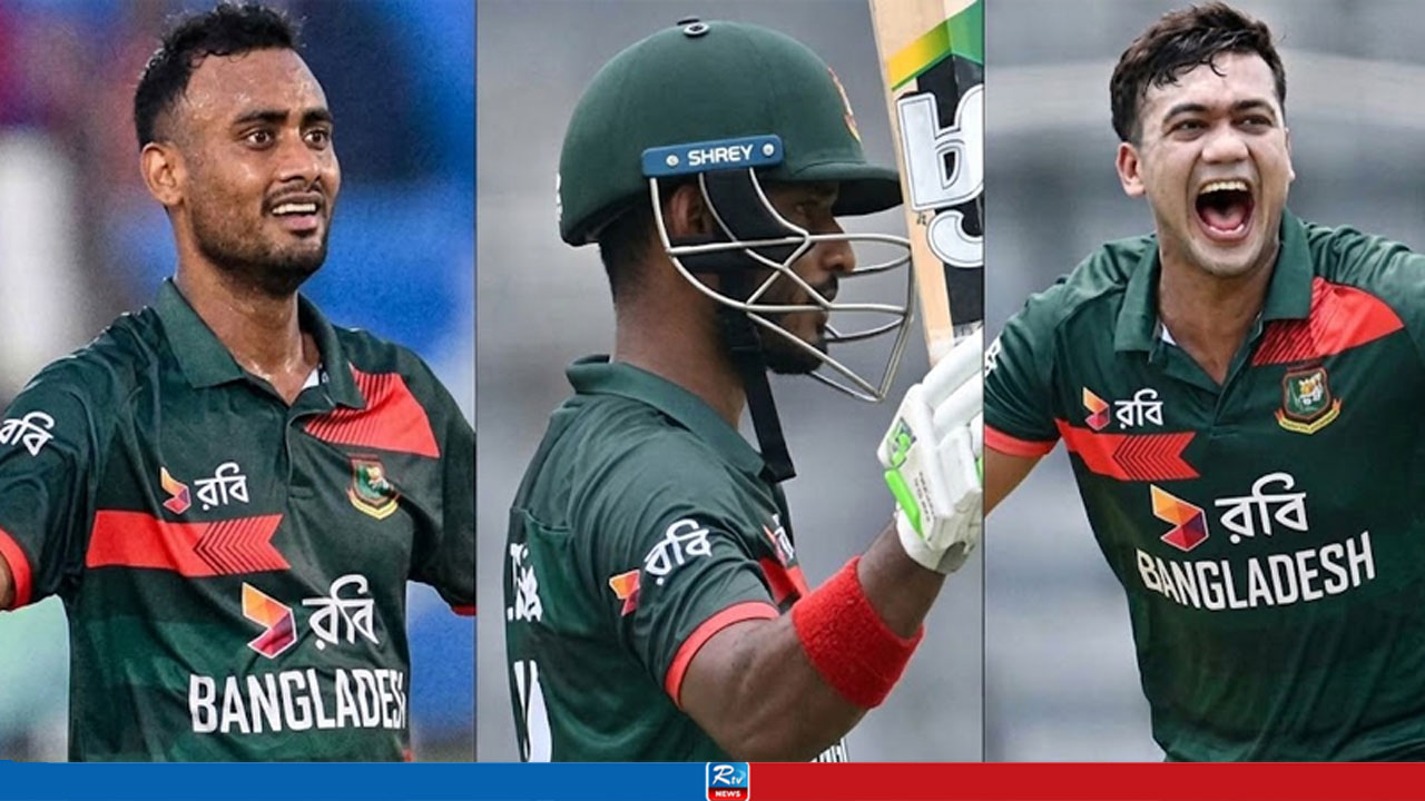 আইসিসি র্যাঙ্কিংয়ে তাসকিন, শরিফুল ও তানজিদের উন্নতি