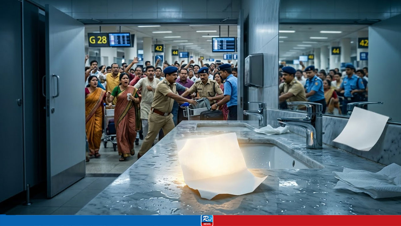টয়লেটে পাওয়া চিরকুট ঘিরে কলকাতা বিমানবন্দরে তোলপাড়, ছিল যে বার্তা
