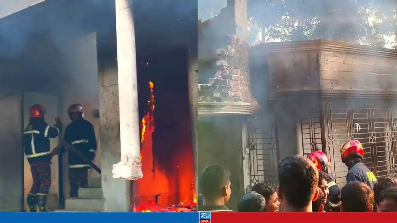 ফজরের আগমুহূর্তে ছাত্রীকে ধরে রুমে নিয়ে যান পরিচালক, মাদরাসায় আগুন