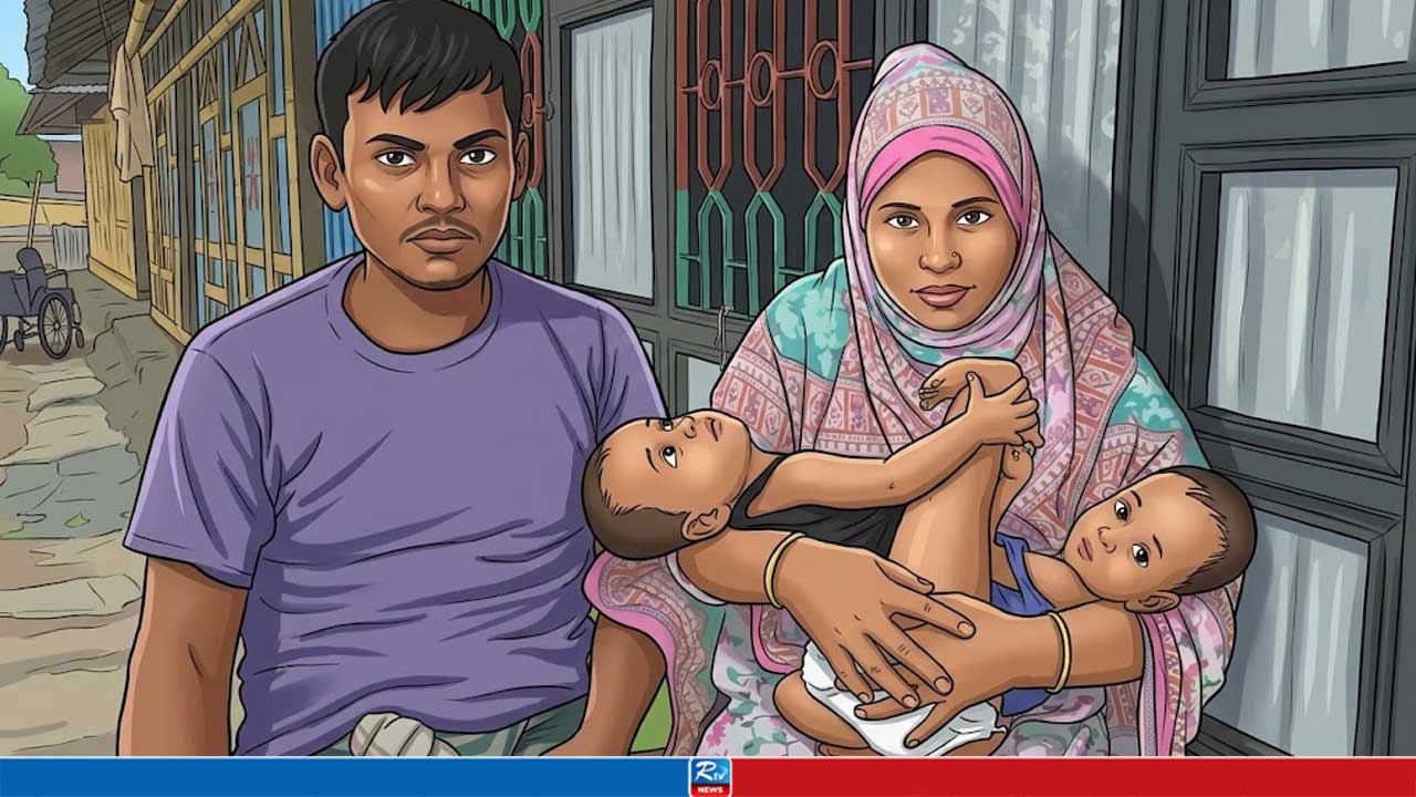 দারিদ্র্যে থমকে আছে দুই প্রাণ নিয়ে জন্ম নেওয়া শিশুর ভবিষ্যৎ