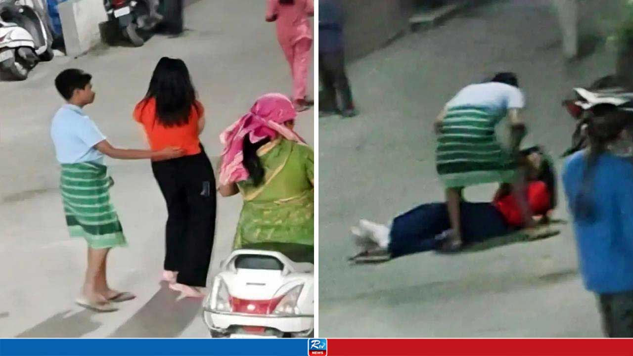 ব্যস্ত রাস্তায় তরুণীকে কোলে তুলে পালানোর চেষ্টা যুবকের, অতঃপর...